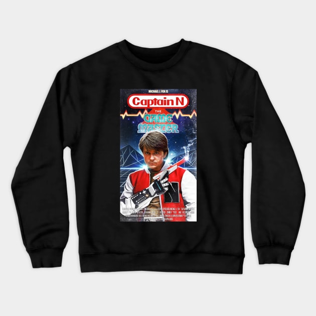 Captain N The Game Master Crewneck Sweatshirt by creativespero